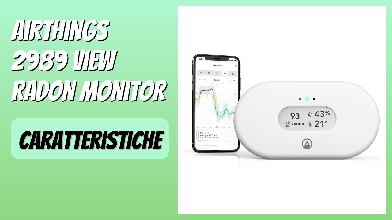 RECENSIONE (2026) : Airthings 2989 View Radon Monitor. DETTAGLI
