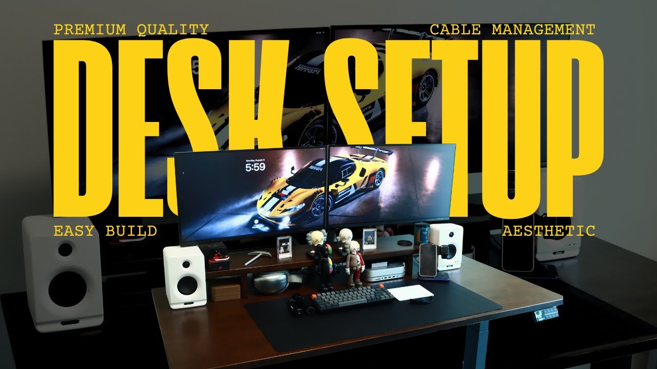 This Desk Setup Changed How I Work from Home! (ft. Desky Stand-Up Desk) | Doctor Desk Setup Part 1