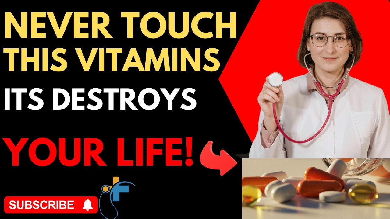 Over 60? 4 WORST Vitamins You Should NEVER Take and 4 You MUST Take Daily | Senior Health