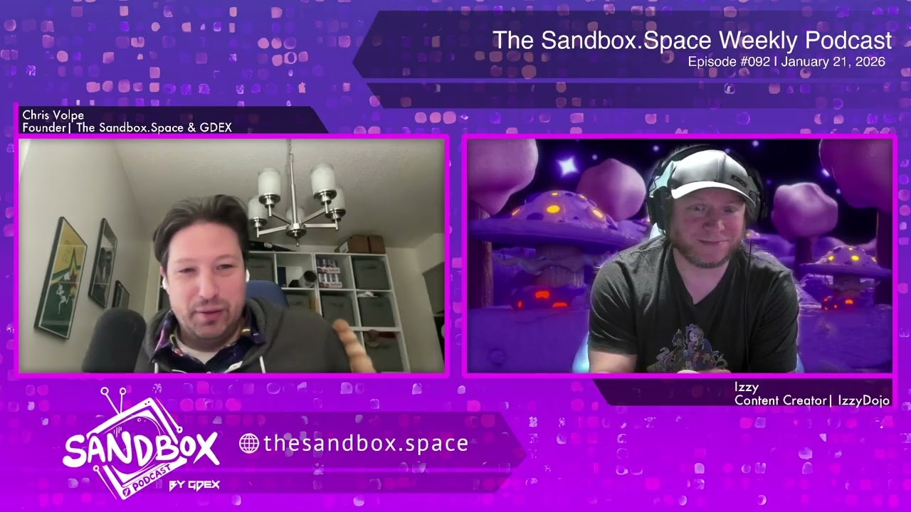 IzzyDojo | The Sandbox.Space Weekly #092 (January 21, 2026)