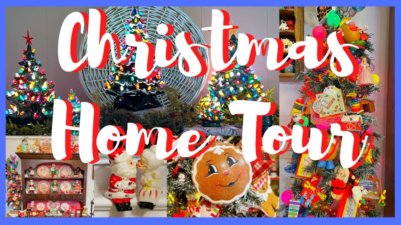A Vintage Thrifted Christmas Home Tour 2022 ; Crepe Myrtle Row