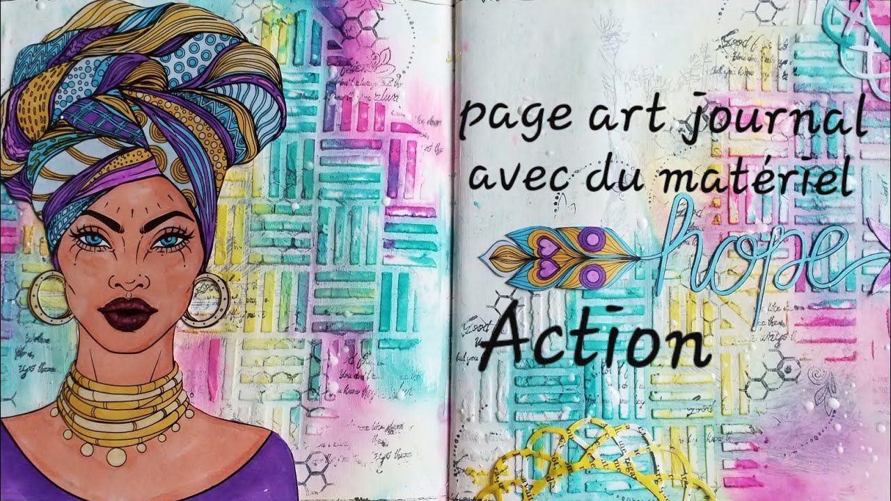Art Journal Matériel Action 😊