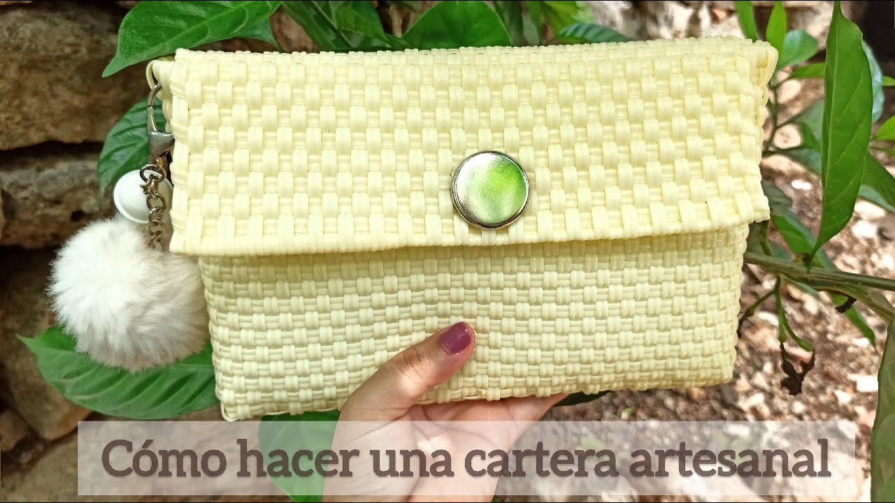 Cómo hacer una cartera artesanal con toquilla