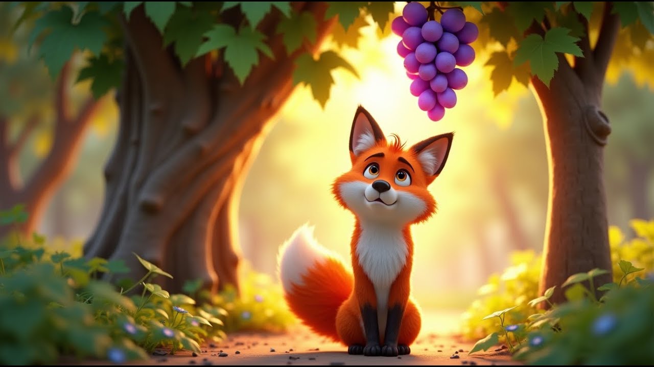 The Fox and the Grapes : A Moral Story in Letting Go 🍇