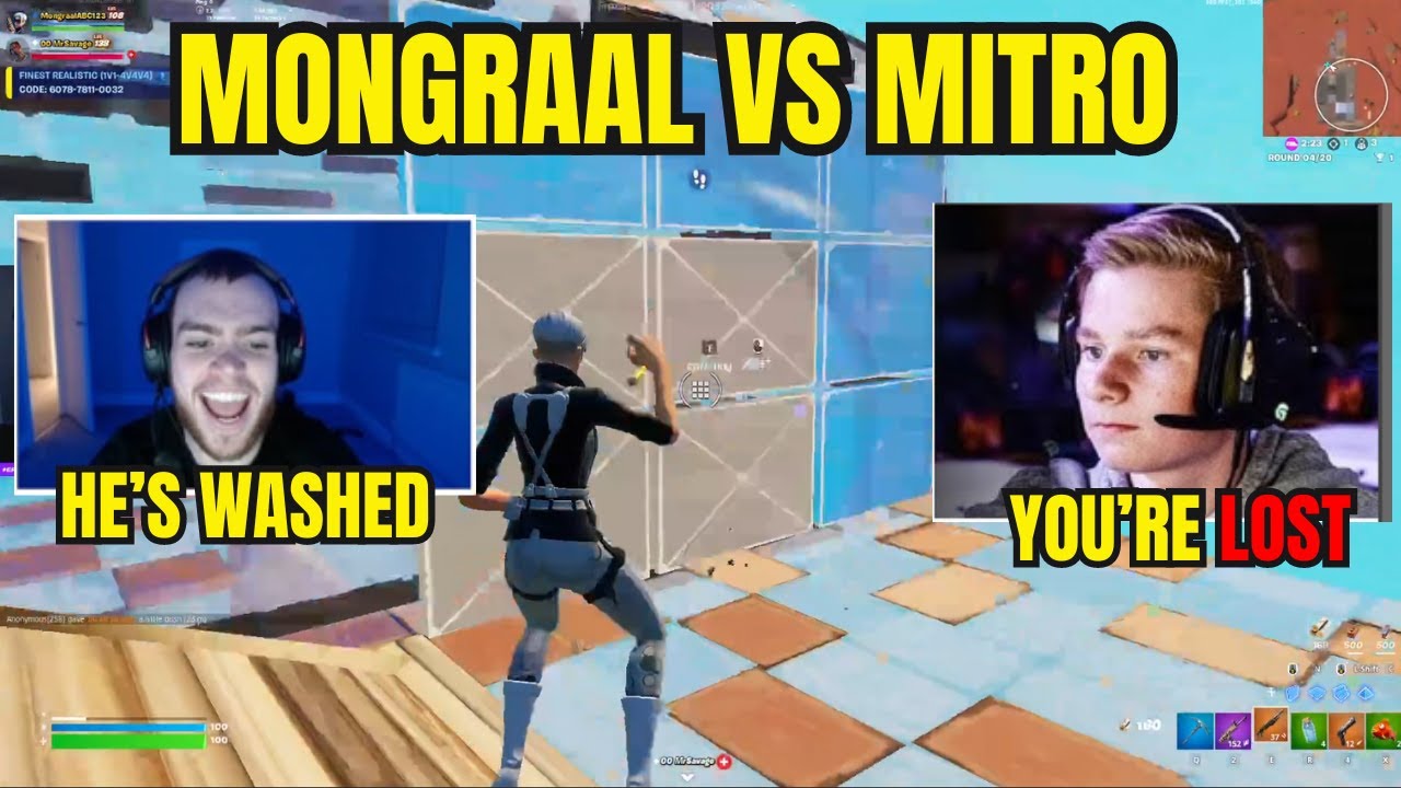 Mongraal & MrSavage VS Mitro & x8 2v2 INSANE Fights