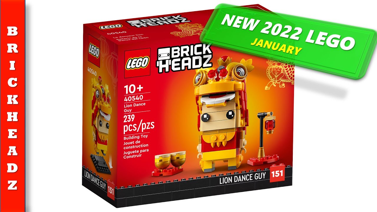 NEW 2022 LEGO BrickHeadz Lion Dance Guy 40540