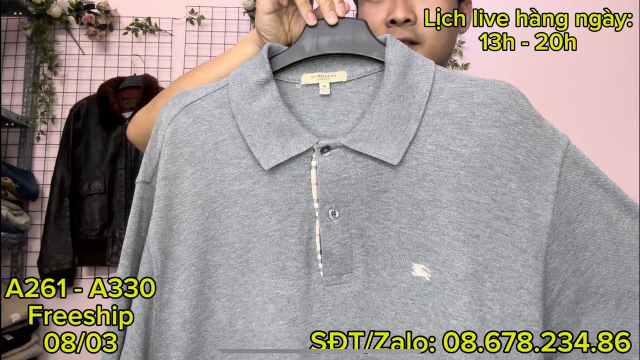 SIÊU PHẨM ÁO POLO HIỆU BBR LACOSTE DAKS KENZO A261-A330 08/03