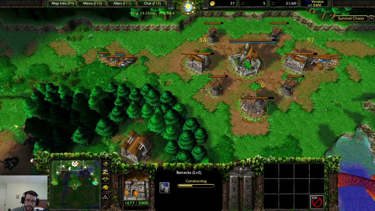 Warcraft 3 Reforged: OZ Survival Chaos! #5 - Starvation Chaos!