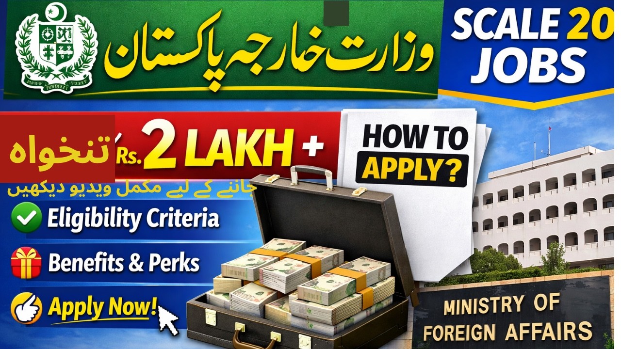 Ministry of Foreign Affairs Pakistan Jobs 2026 | MP1 Scale Salary & Benefits | Complete Applicati...