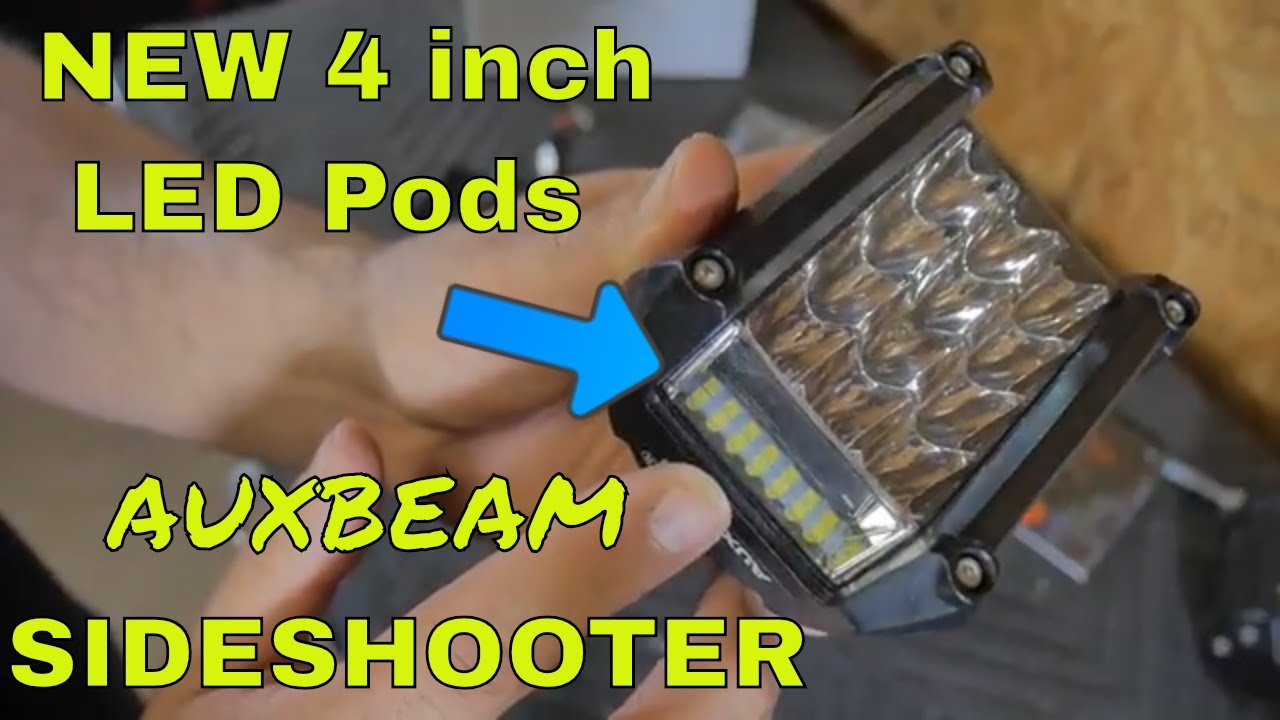 Auxbeam New Side Shooter 4 inch LED POD REVIEW
