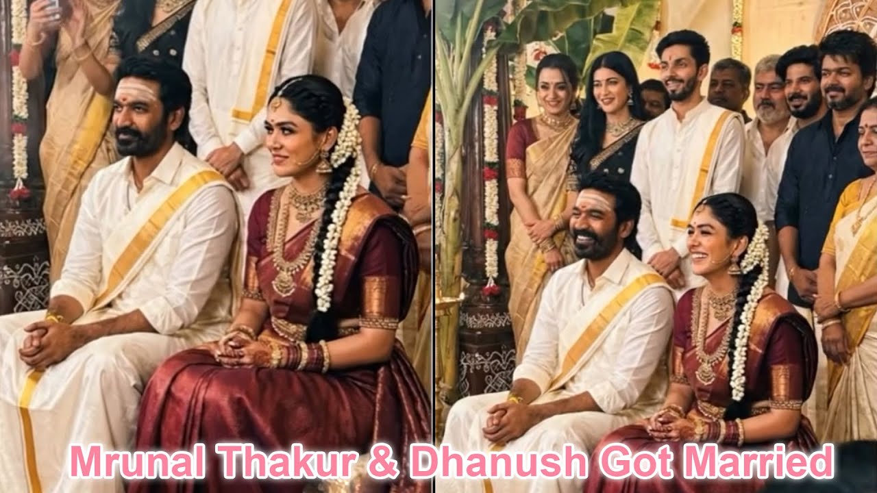 Mrunal Thakur and Dhanush Secretly Married, Wedding Video Leaked