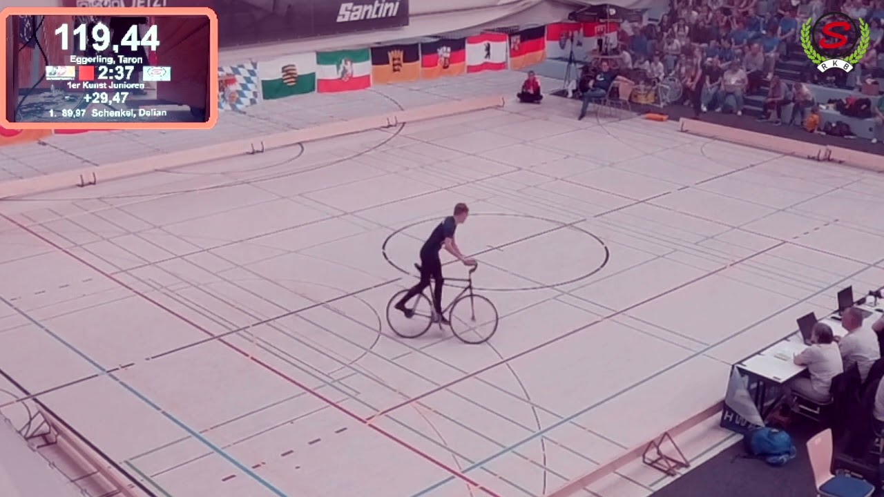 Taron Eggerling, 1er Kunstradsport Junioren – DM Hallenrad Junioren 2024