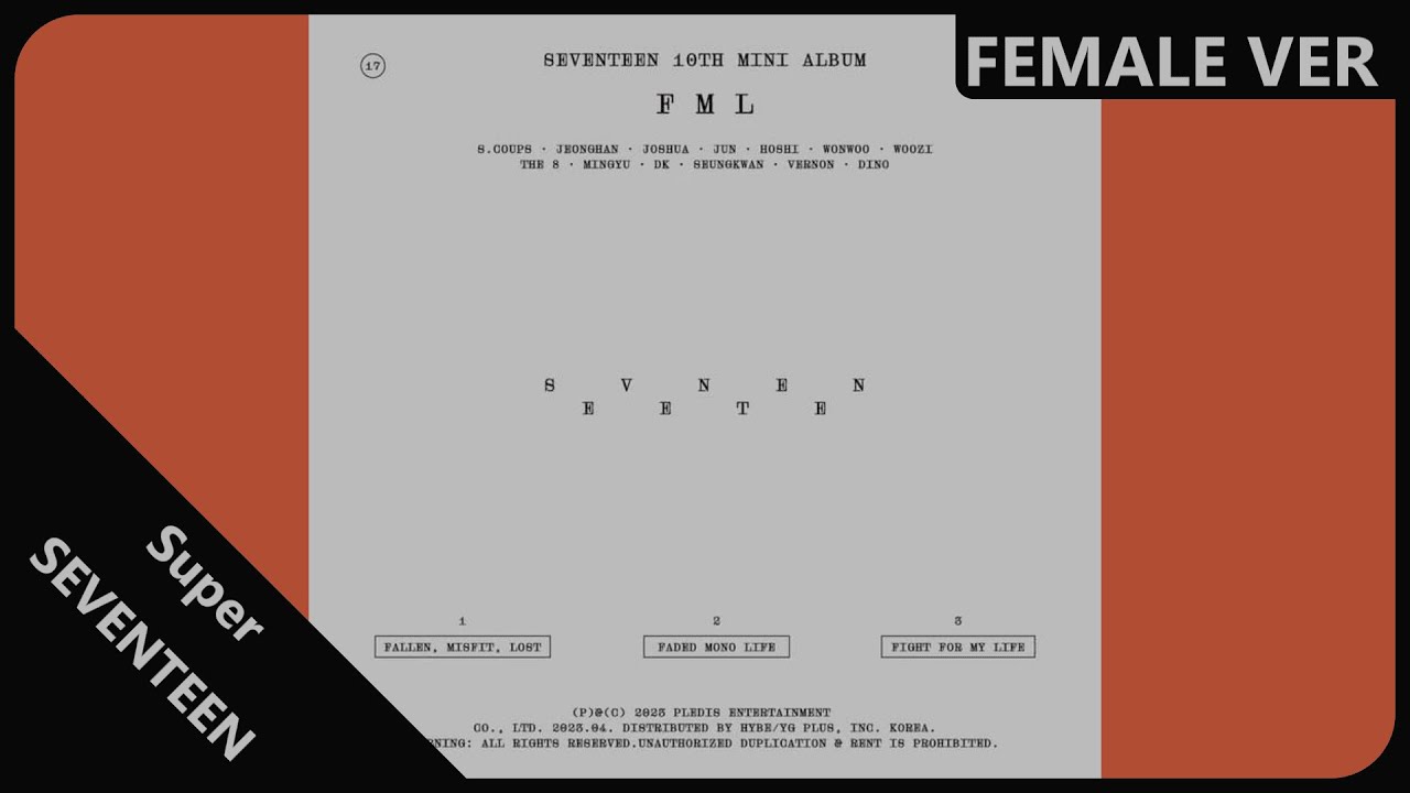 SEVENTEEN - Super | Female Version