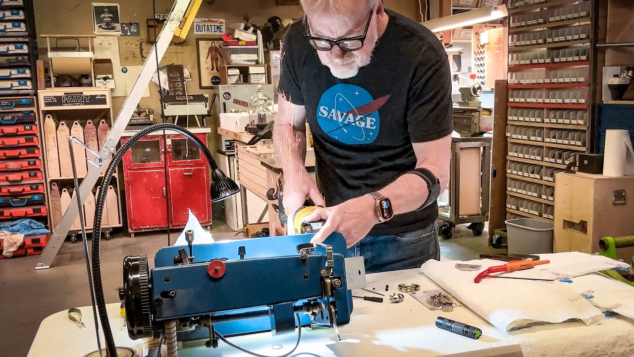 Adam Savage Voids the Warranty of His Sewing Machine!