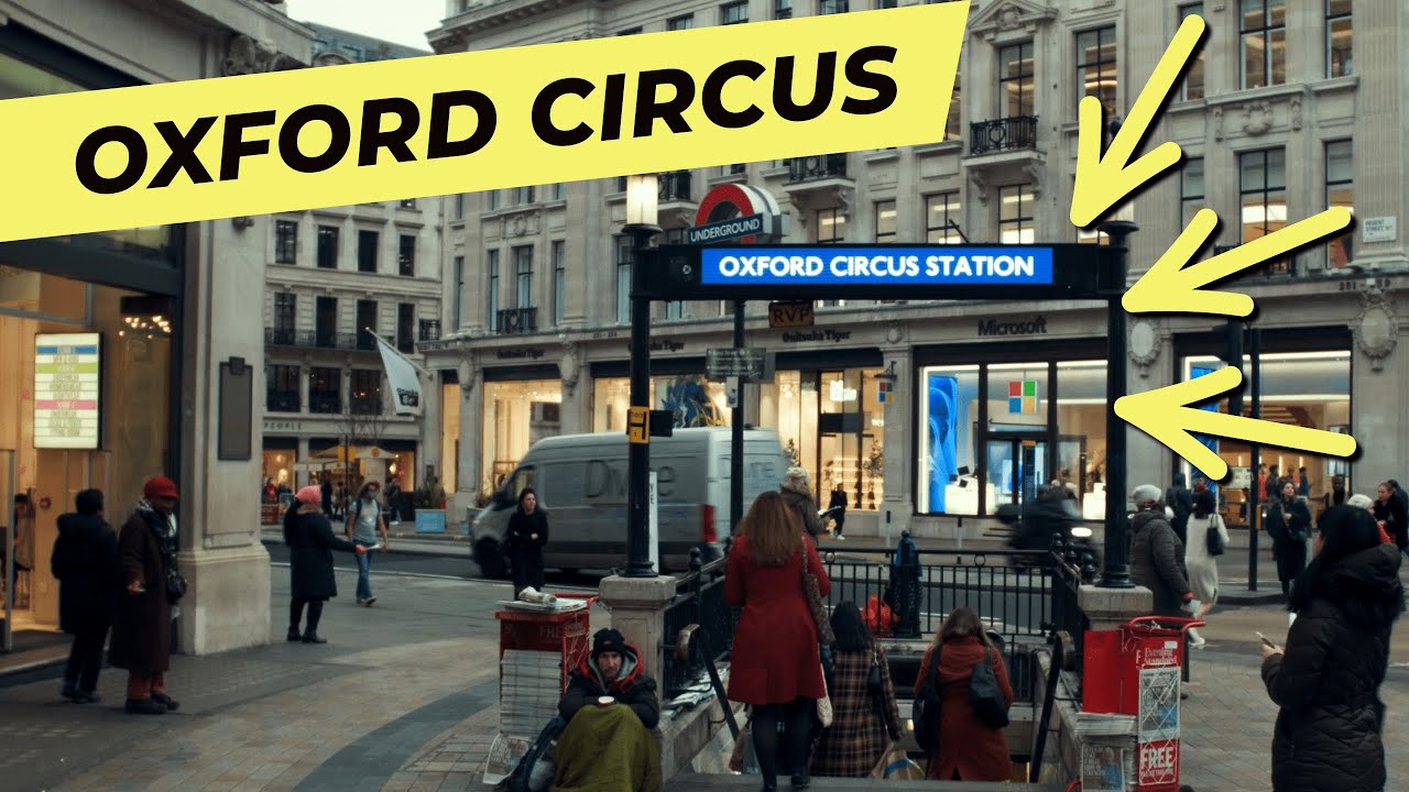 Walk from Oxford Circus to Piccadilly Circus | Cinematic Video