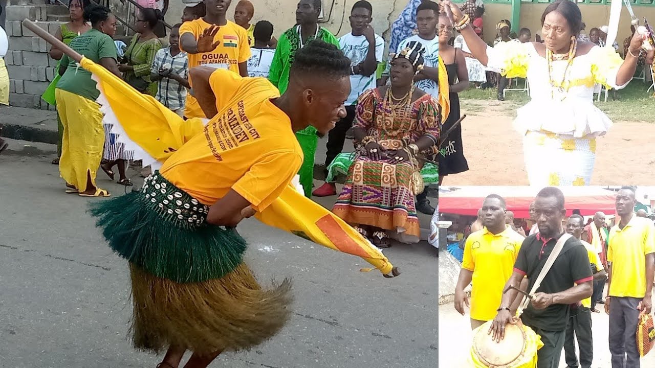 Nkum Asafo Music And Flag Dance(Cape Coast Fetu Afahye One Week Celebration)