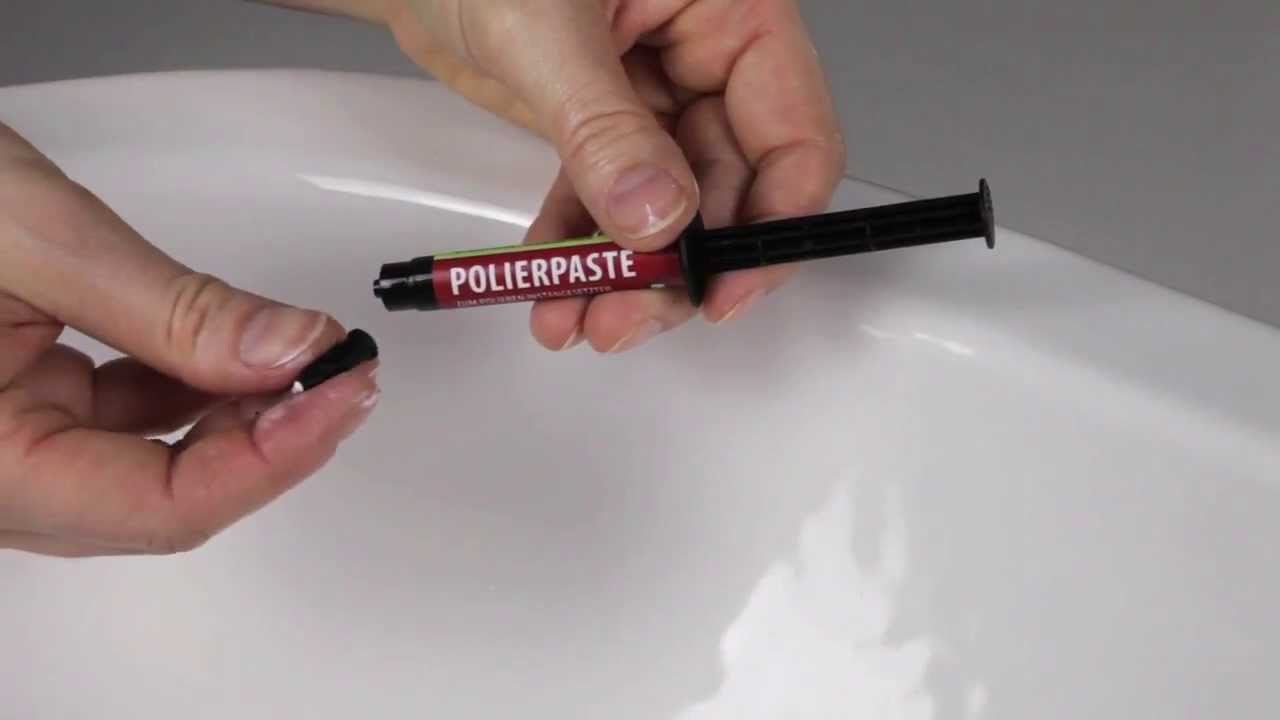 picobello // Reparatur-Set Sanitär Keramik - DIY reparieren Löcher Chips in Waschbecken WC Badewanne