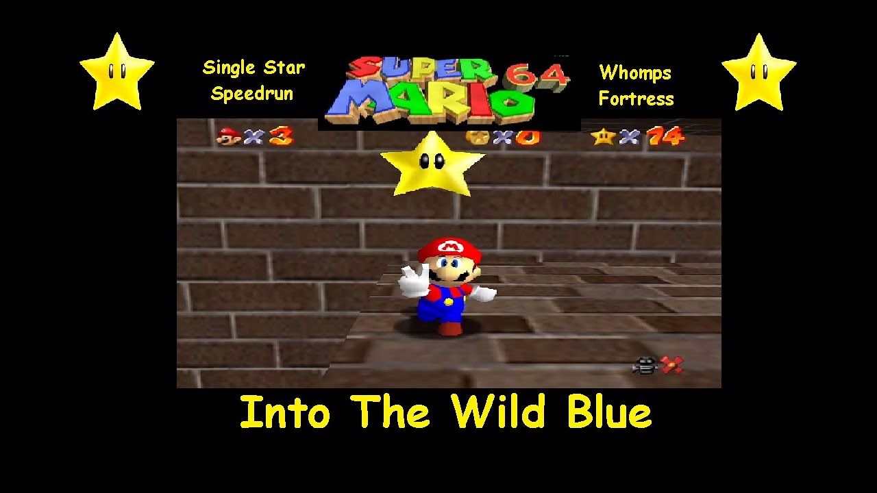 Super Mario 64 Speedrun 14 Seconds Single Star Run 