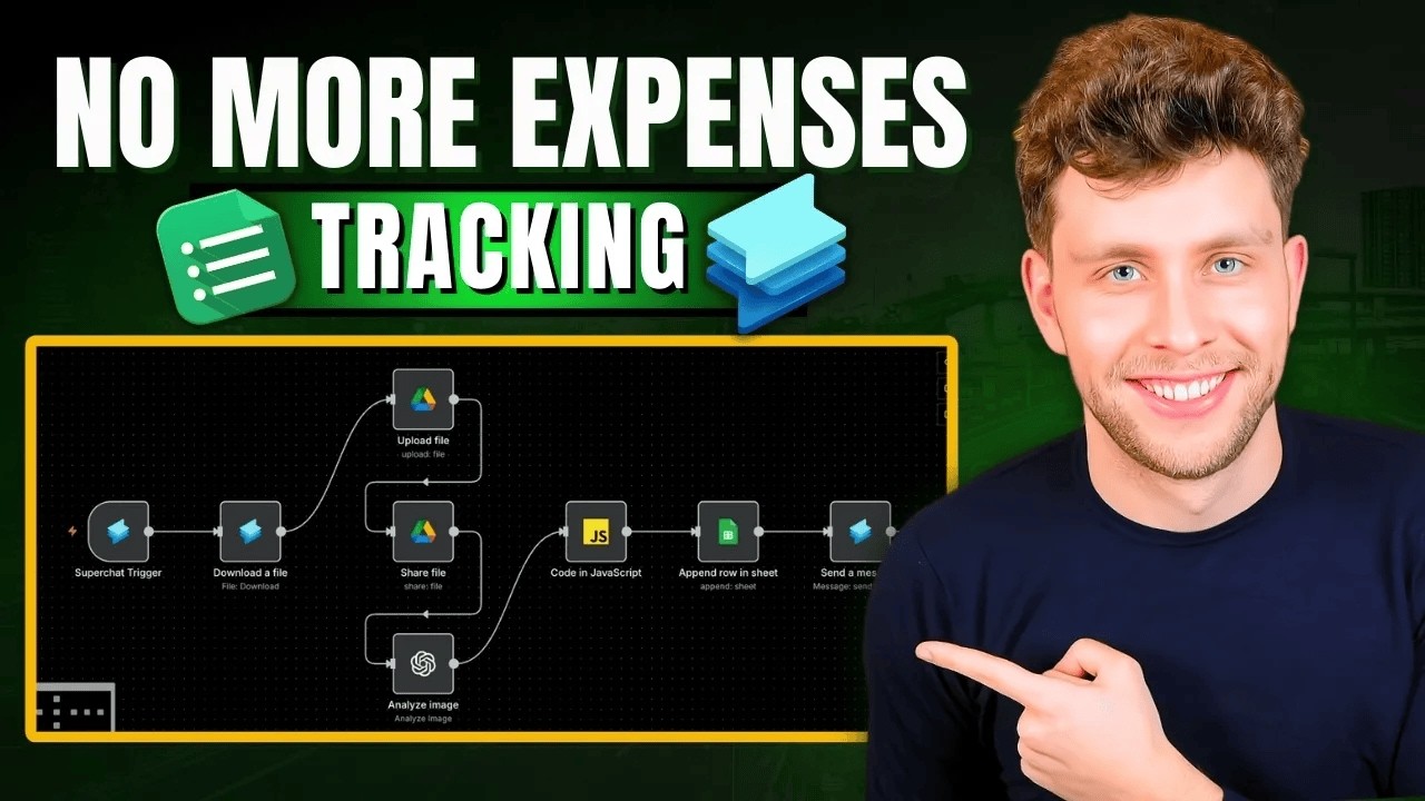 AI Receipt Automation You Didn’t Know You Needed! (n8n Tutorial)