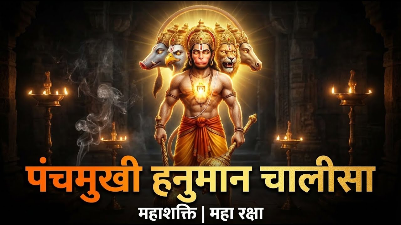 Panchmukhi Hanuman Chalisa | Powerful 5 Mukhi Hanuman Mantra for Protection & Strength