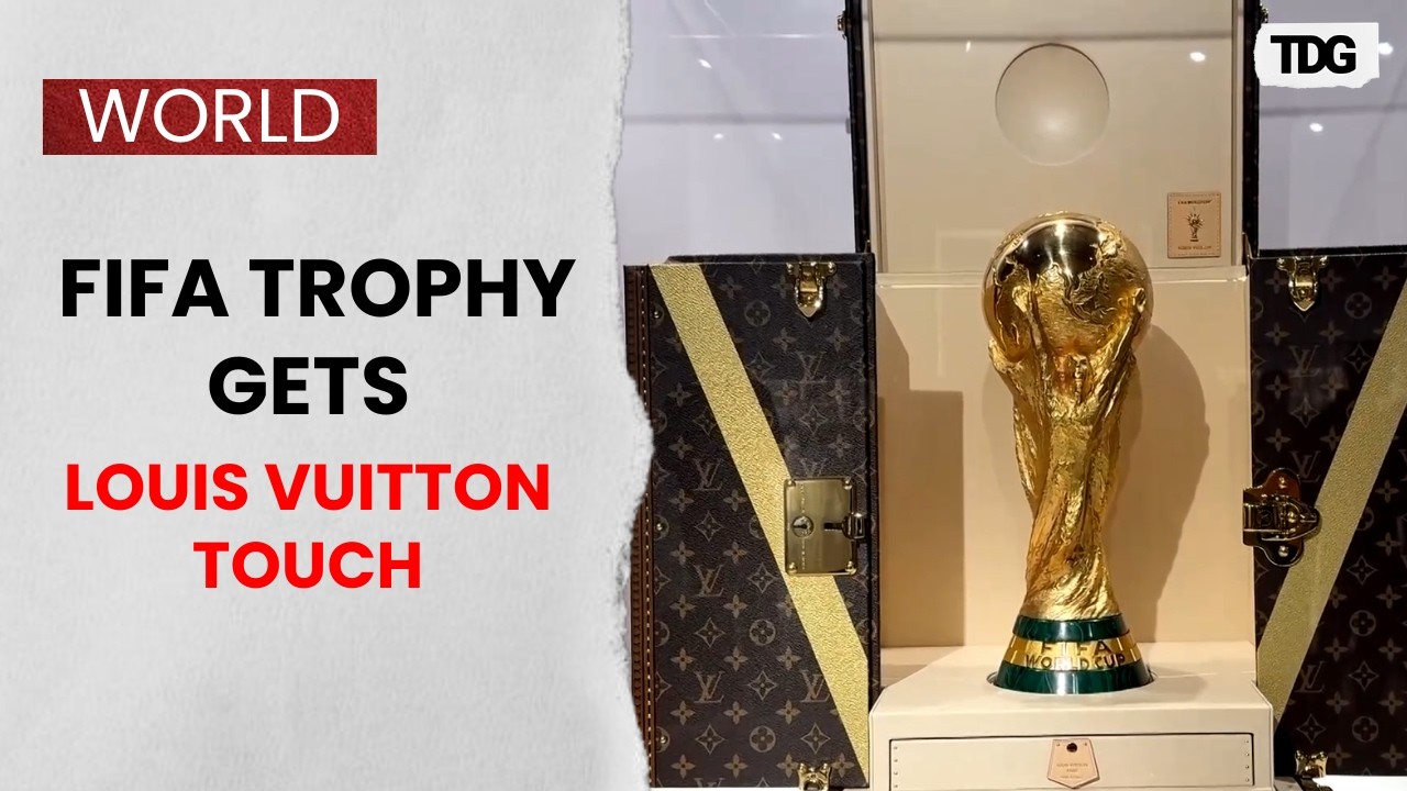Louis Vuitton Unveils Luxury FIFA World Cup Trophy Case Ahead of Argentina vs Spain Final