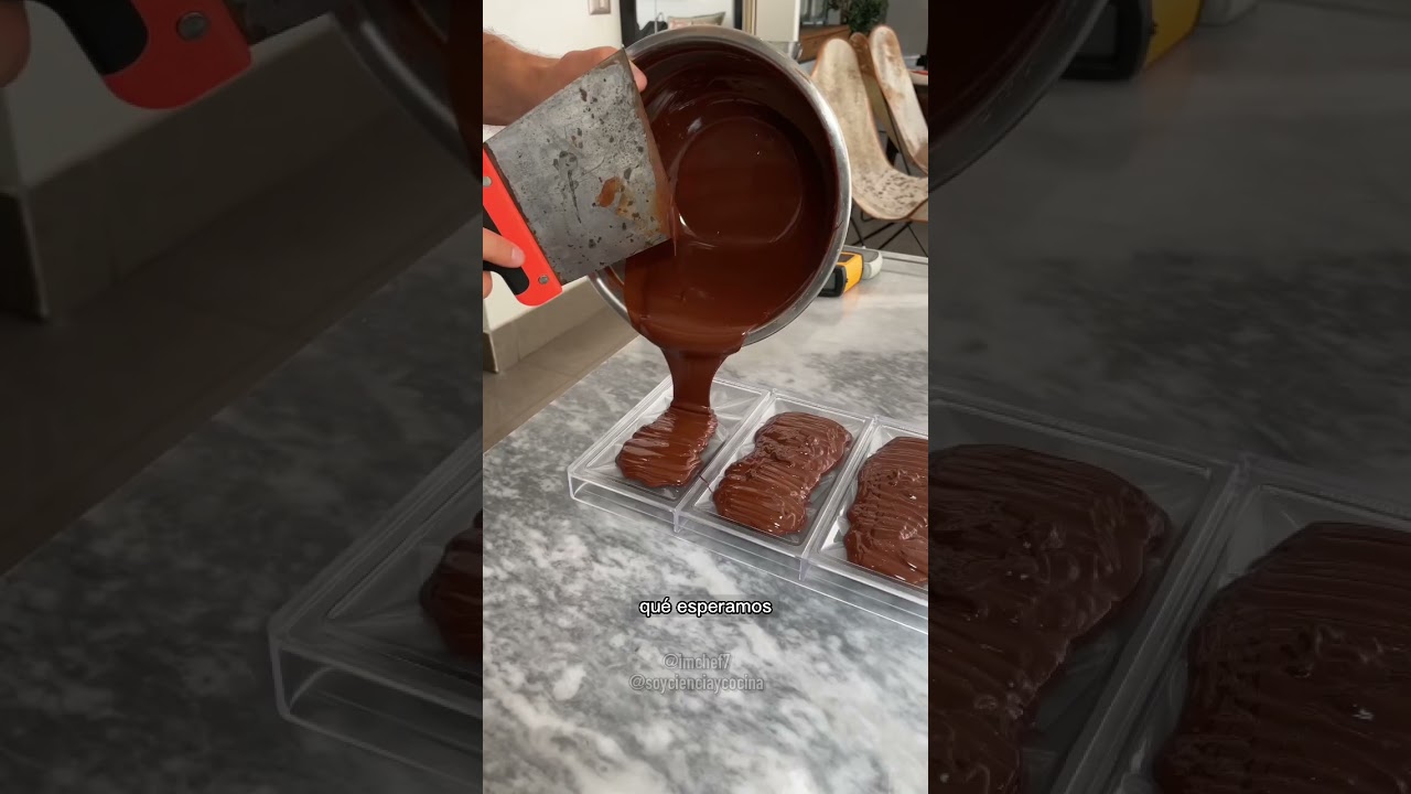 &iquest;Por qu&eacute; se debe templar el Chocolate? #cienciaycocina #shorts