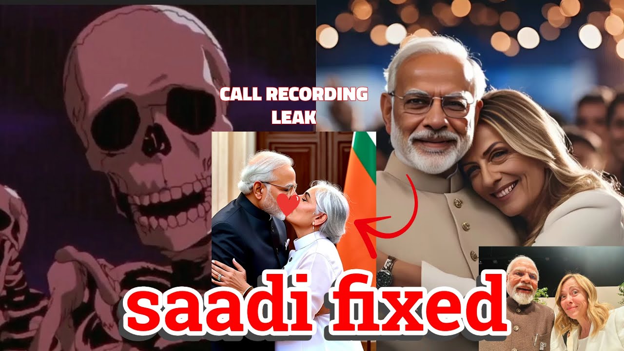 Modi and Meloni CALL RECORDING LEAK😱 MARIAGE FIX?| POWER OF AI.SAADI COMFIRM
