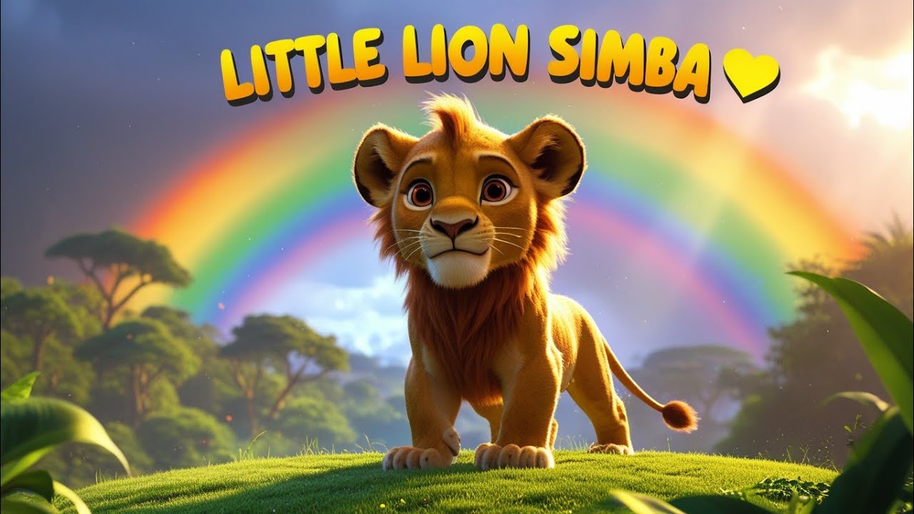 “Believe in Yourself 🌈 | Little Lion Simba & The Little Bird Dream Story | Inspirational Kids Poem”