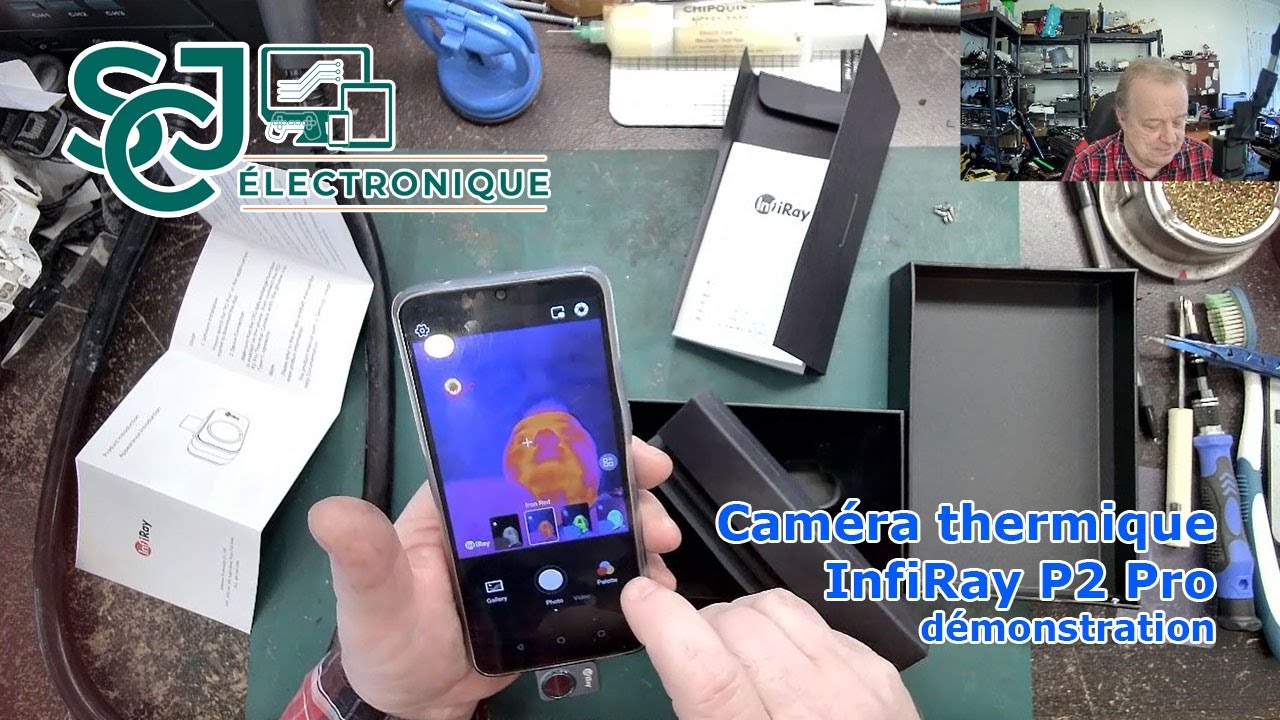 Caméra thermique InfiRay P2 Pro - démonstration | SJC Électronique