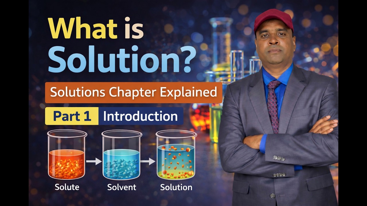 What is Solution? | Solutions Chapter Introduction Part - 01