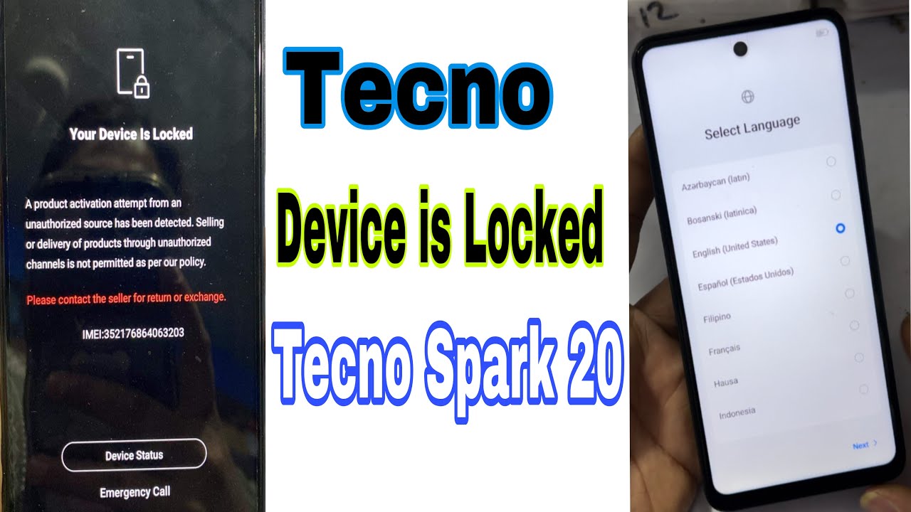 How to Tecno Spark 20 Devices is Locked 🔒 Unlock #merosewa4k #tecnospark20