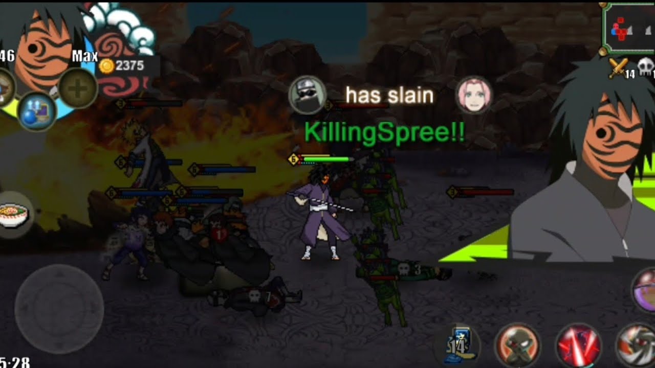 Naruto Senki Mod Unlock 5 VS 5