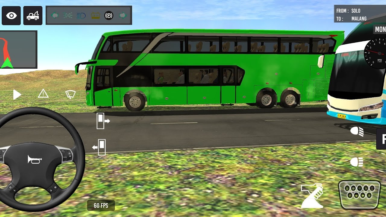 Euro Bus Driving Game PublicTransportation 2024 Indonesia BusSimulator Android Gameplay #86.