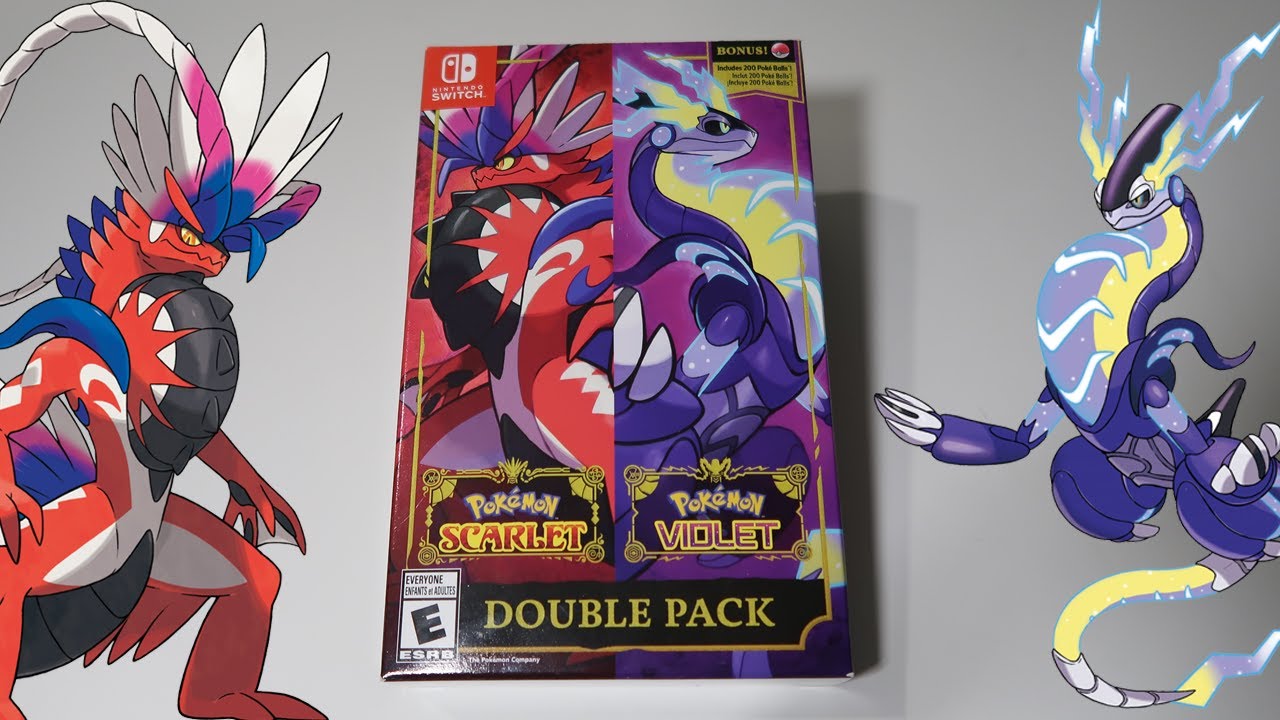 Pokémon Scarlet and Violet Double Pack Unboxing