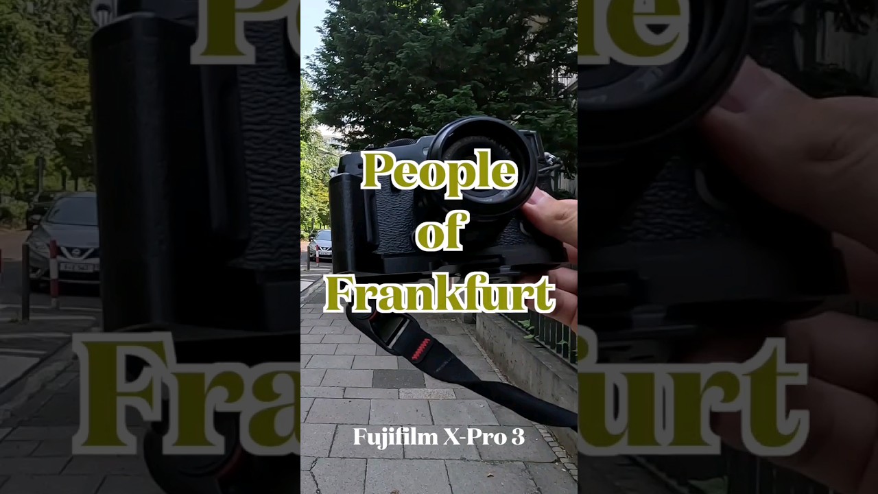 Photographing people in Frankfurt with the Fujifilm X-Pro 3 #streetphotography #POV #germany