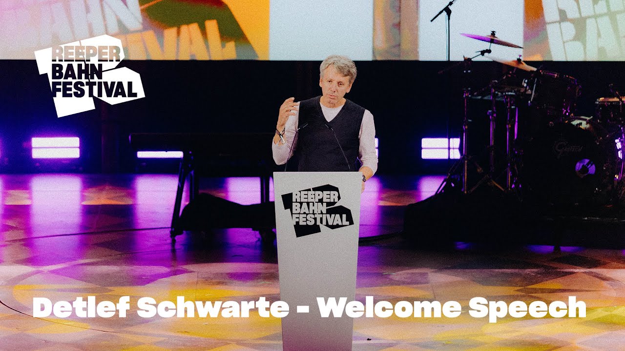 Detlef Schwarte | Welcome Speech @ Reeperbahn Festival Opening Show 2025