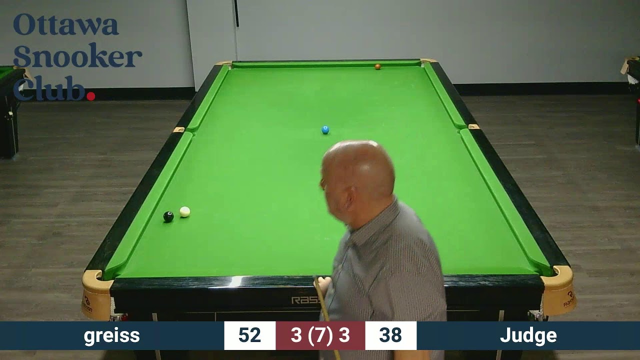 Ottawa Snooker Club - League Match hany greiss vs Kevin Judge