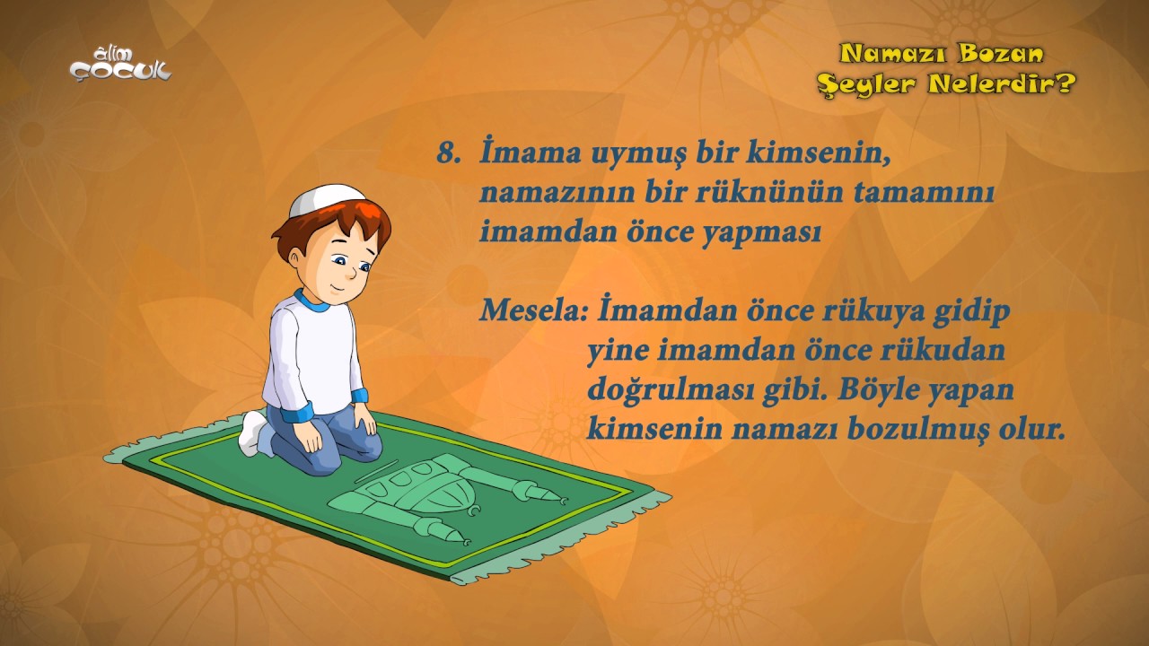 Namazı Bozan Şeyler | İlmihal