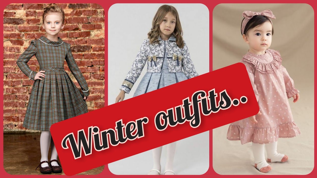 Baby girls winter frocks designs ideas|| casual wear frocks outfits|| kidz fashion ideas||