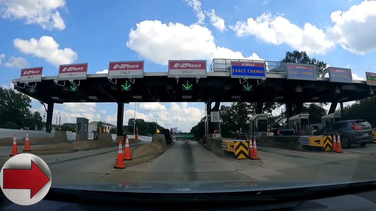 Powhite Parkway to Downtown Expressway Richmond Virginia