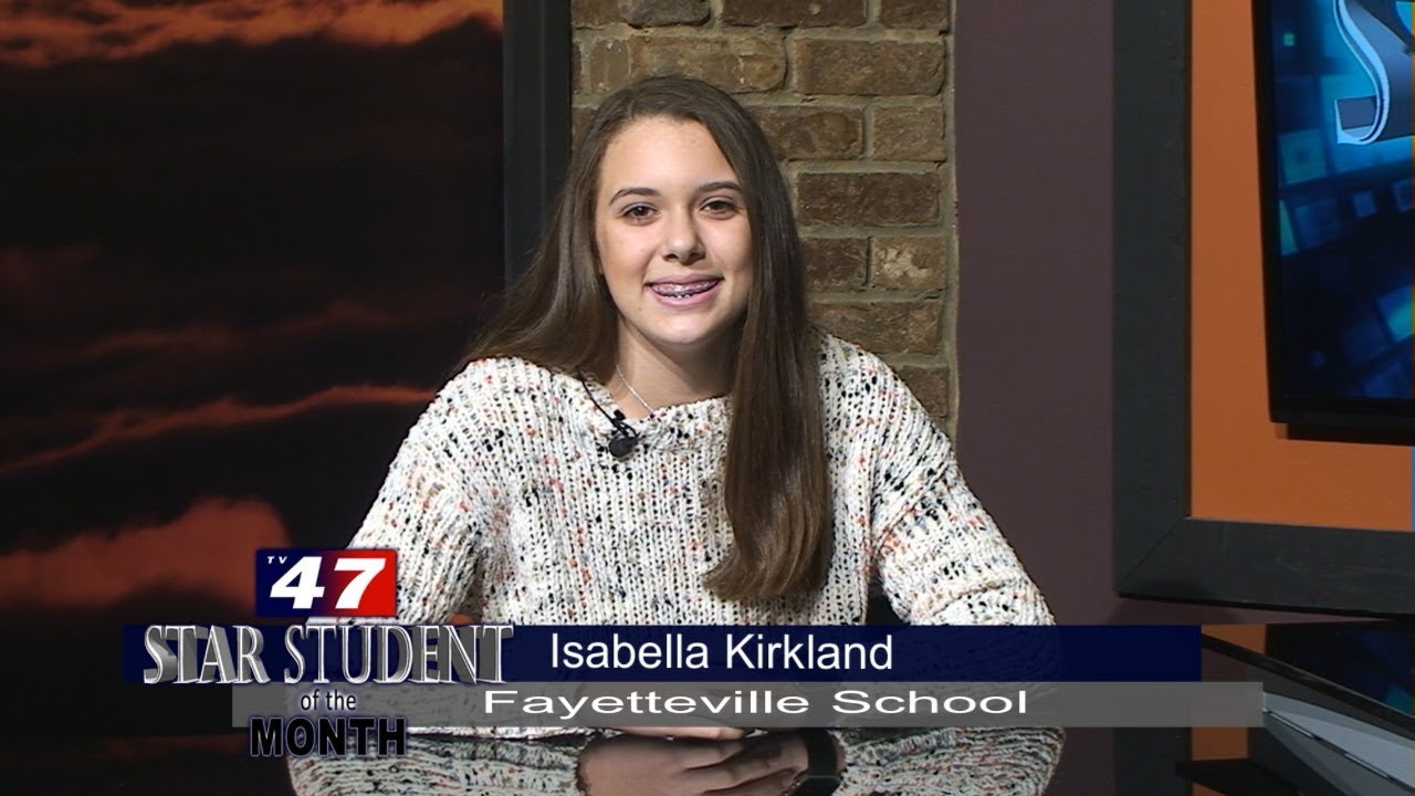 Star Student, Isabella Kirkland  01/24/2020