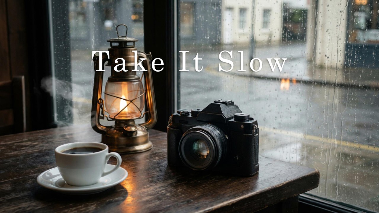 Cozy Café in the Rain ☔ Soft Piano Music for Relax, Study & Calm Nights