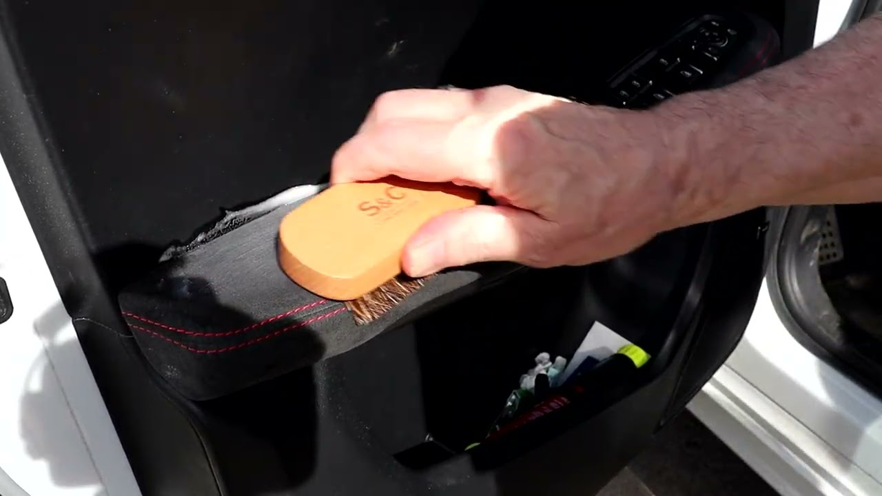 Cleaning Alcantara - Cleaning my alcantara seats and arm rests.