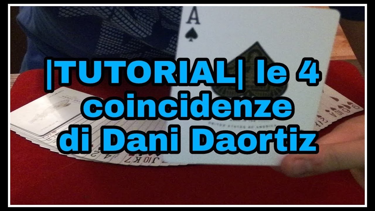 spiegazione, le 4 coincidenze di Dani Daortiz. [Ita] 
| Performance and Tutorial |