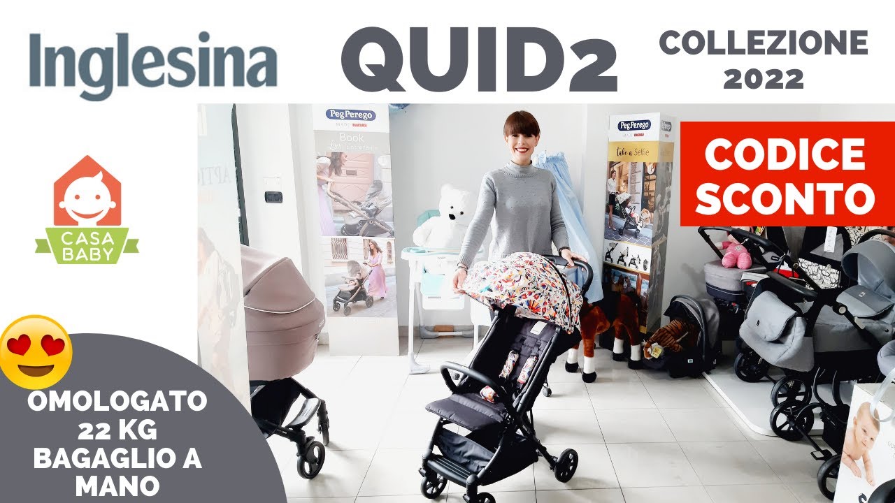 INGLESINA QUID 2 NUOVA COLLEZIONE 2022: VIDEO TUTORIAL E CODICE SCONTO