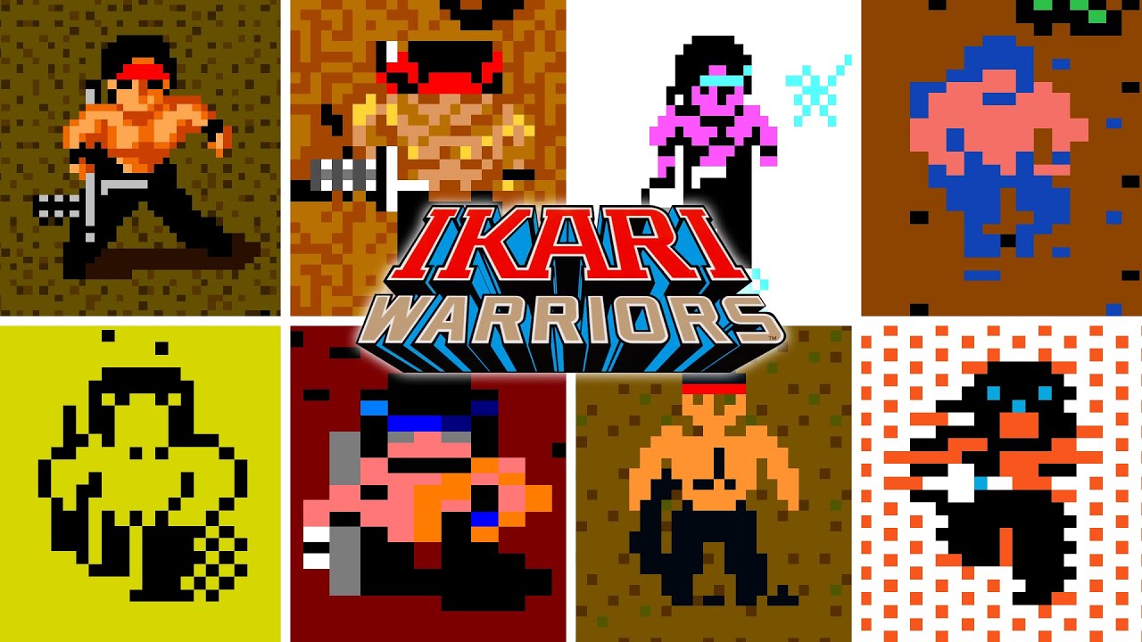 Ikari Warriors | Versions Comparison | Arcade, Amiga, ST, 2600, 7800, MSX2, NES, C64, CPC and more