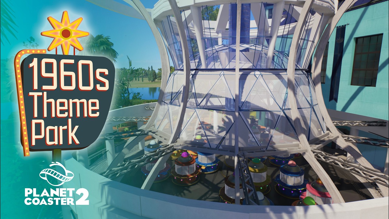 Transforming a Teacup Ride Into a SPACESHIP! 🛸 | Planet Coaster 2 | Mod Pod Springs (#5)