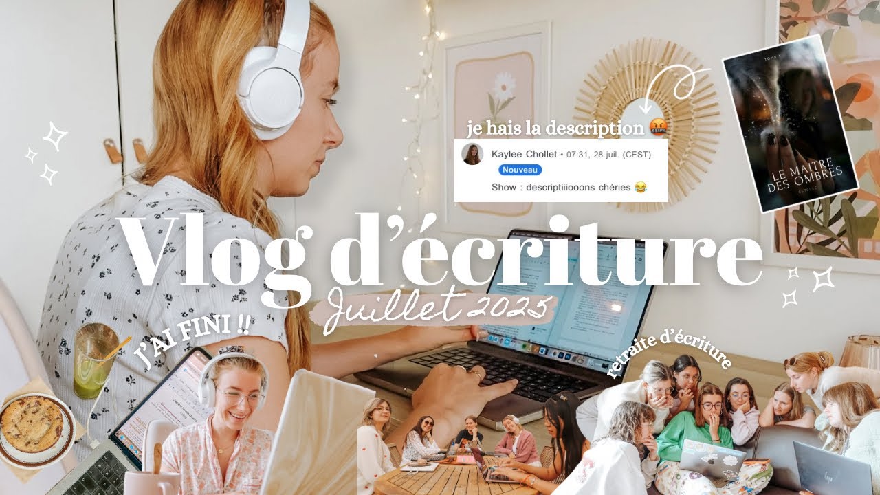 VLOG D'ÉCRITURE N°32 : je termine la réécriture de mon T1 !! 🥳📚