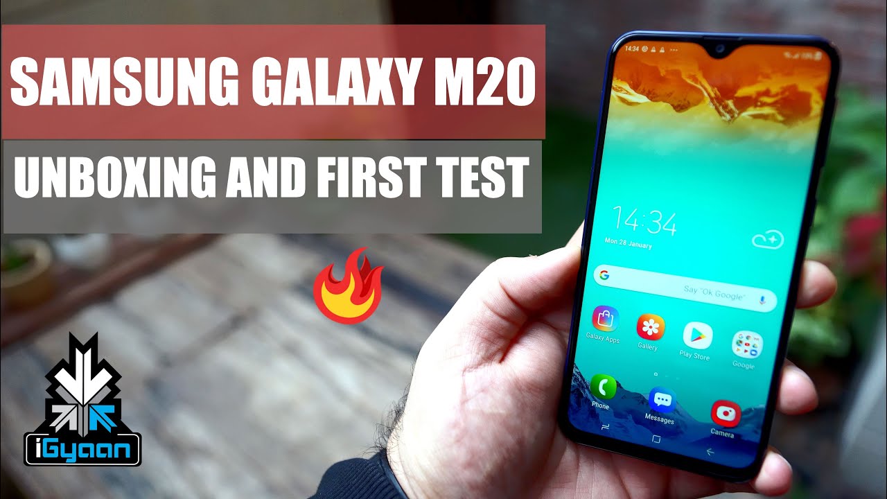 Samsung Galaxy M20 Unboxing Performance Gaming And Camera First Look
