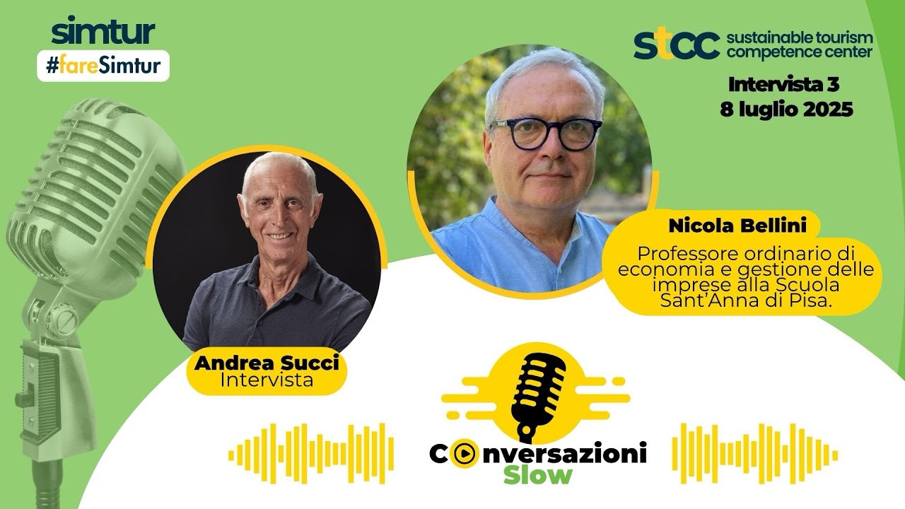 conversazioni slow | L'intervista a Nicola Bellini, docente Scuola superiore Sant’Anna di Pisa